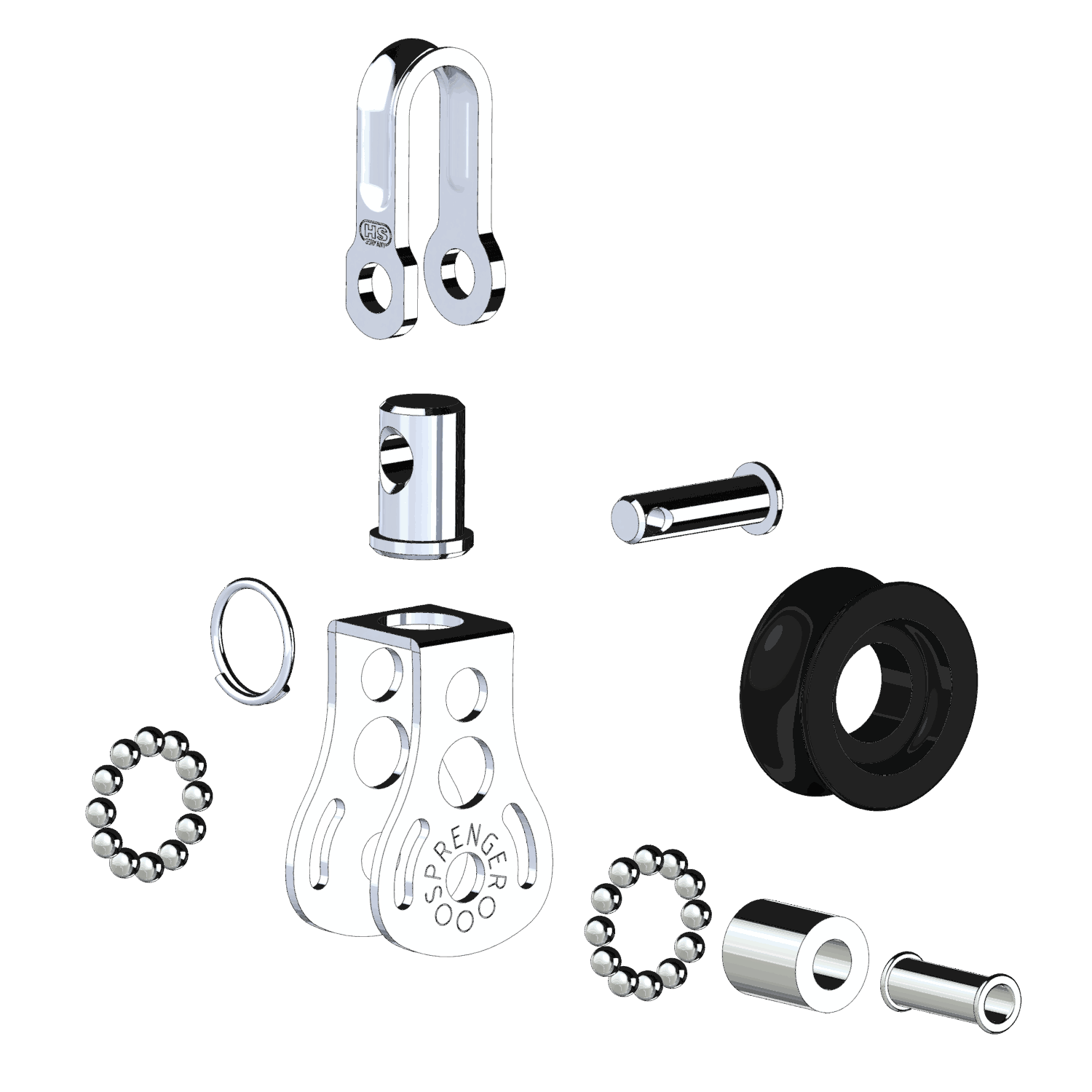 Micro XS Block Kugellager 6 mm 1 Rolle Wirbel | 3532070055_Explo01_2.png | 1729434120