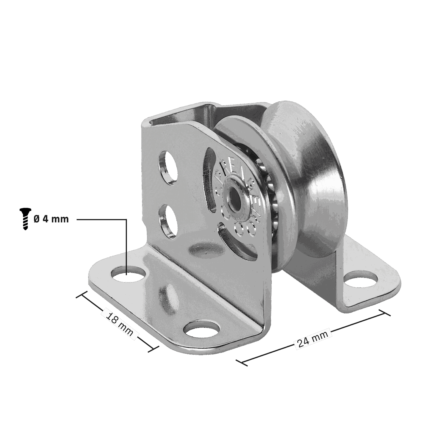 Micro XS Stehblock für Draht Kugellager 4 mm 1 Rolle | 3533165055_Skizze.png | 1731101606