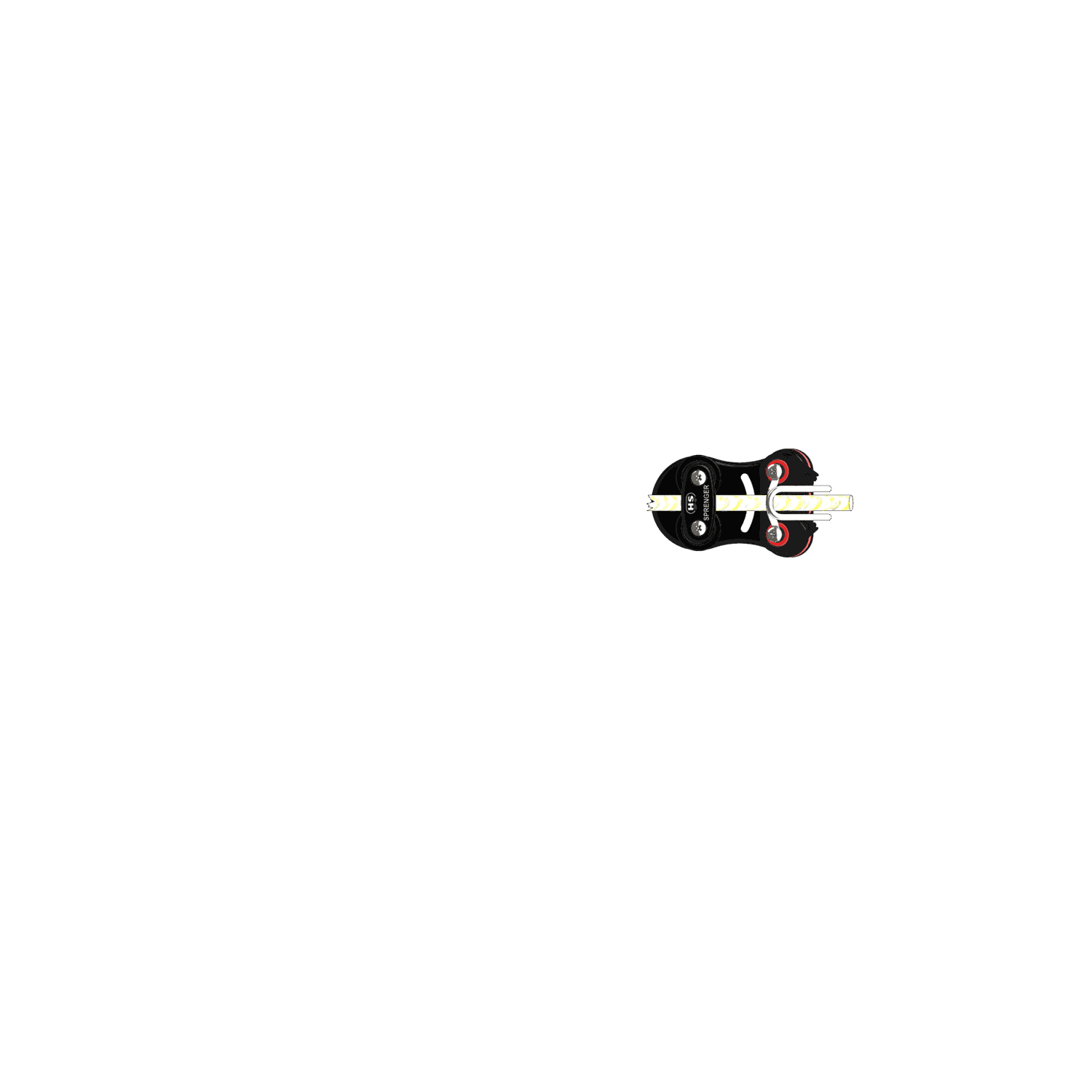 Kugellager Basis 10 mm mit Schotklemme Befestigung mit 3x M5 Senkkopfschrauben | 3540200000_Draufsicht01.png | 1729376402