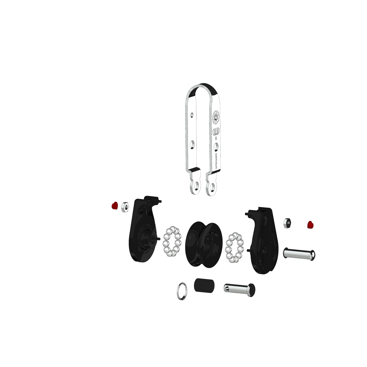 S Block Kugellager 8 mm 1 Rolle durchgehender Bügel Hundsfott | 3565360055_Explo01.png | 1729376330