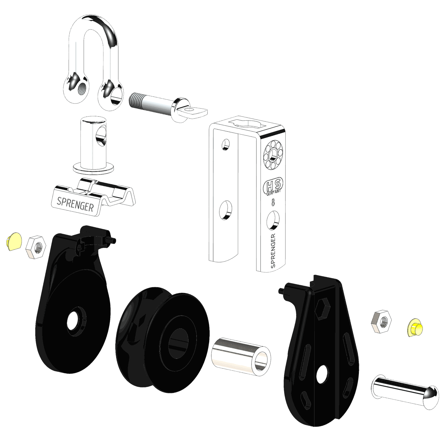 S Block Gleitlager 8 mm 1 Rolle Arretierset | 3565720000_Explo01.png | 1731101588