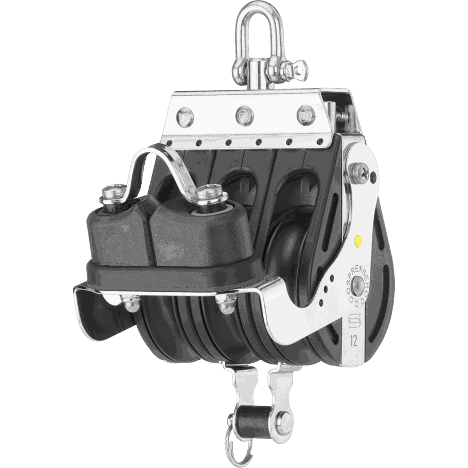 S Block Großschotblock Gleitlager 12 mm 3 Rollen Wirbel Hundsfott Schotklemme | 3567129200.png | 1731101522