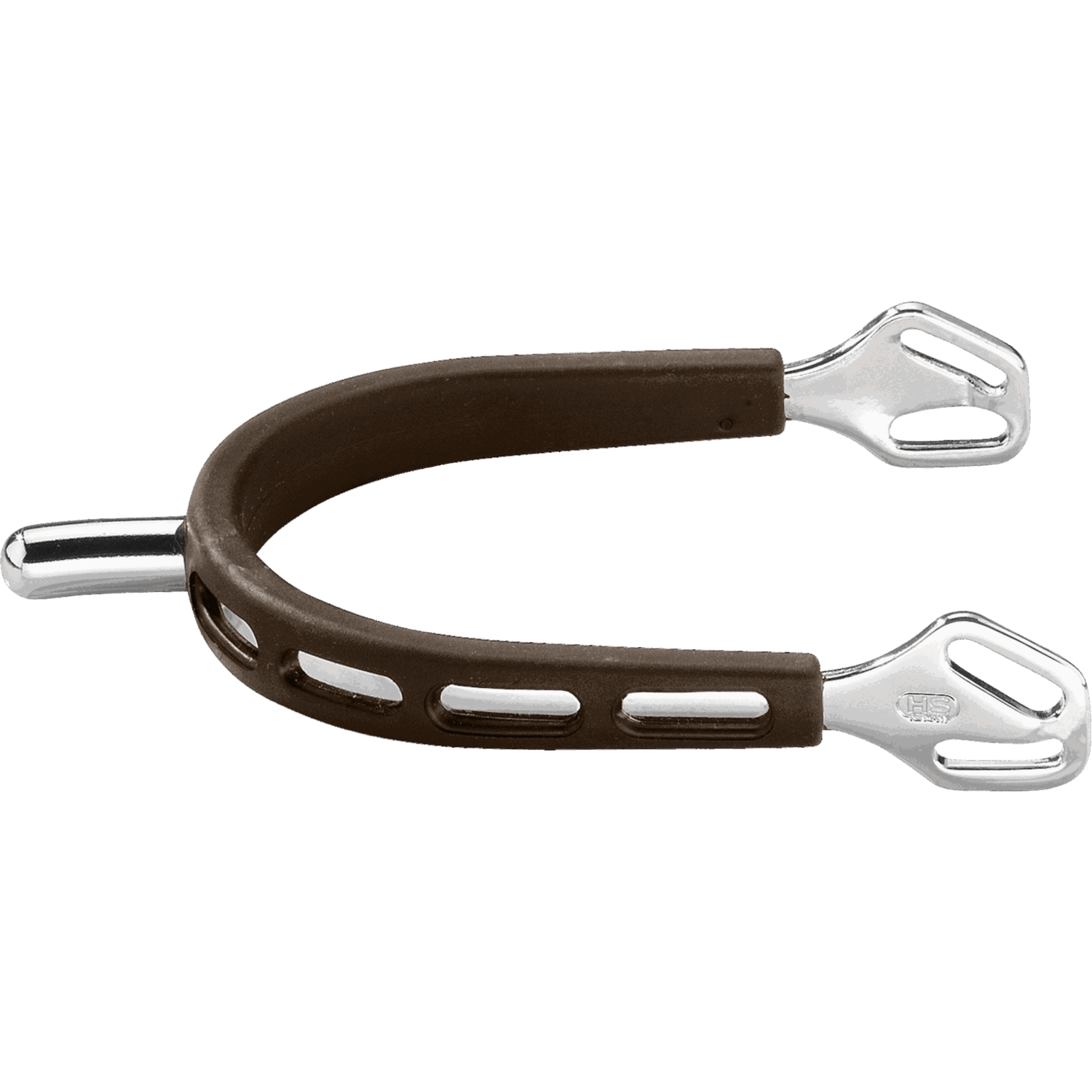 ULTRA fit BROWN GRIP Sporen Edelstahl rostfrei 25 mm abgerundet | 47525_000_G5.png | 1729433500